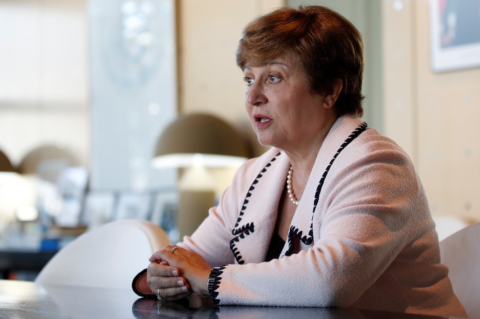 Kristalina Georgieva, atual diretora-executiva do Banco Mundial — Foto: Gonzalo Fuentes/Reuters