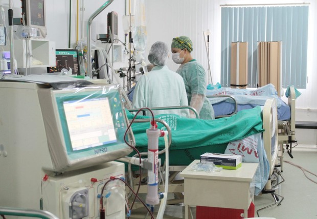 Unidade de assistência médica intensiva (Foto: Divulgação/SECOM RO)