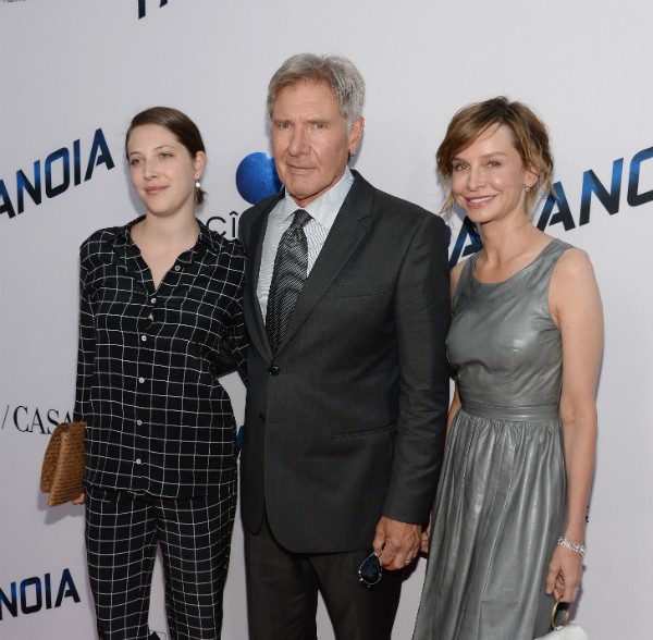 Georgia Ford, Harrison Ford e a esposa do ator, Calista Flockhart (Foto: Getty Images)