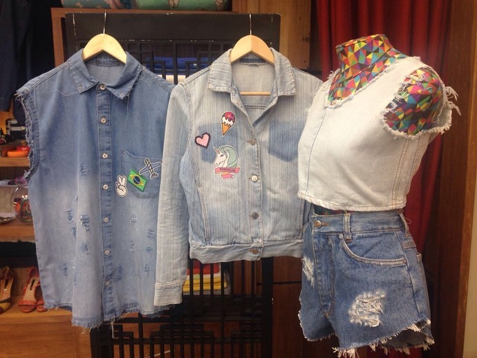 Como customizar jaqueta jeans desfie e aplique patches not cias