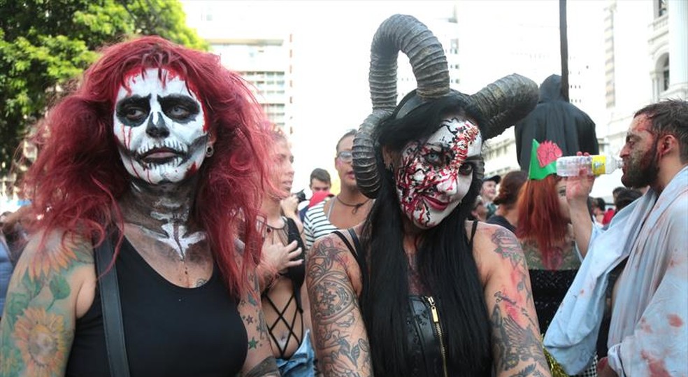 Zombie Walk também retoma atividades em Curitiba depois de 2 anos — Foto: Cido Marques/SMCS
