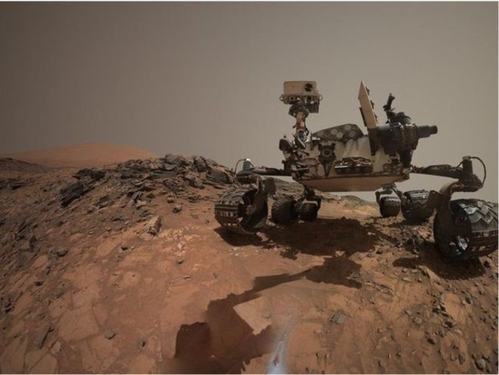 Robô Curiosity está em Marte desde novembro de 2011 — Foto: NASA/JPL-CALTECH/MSSS