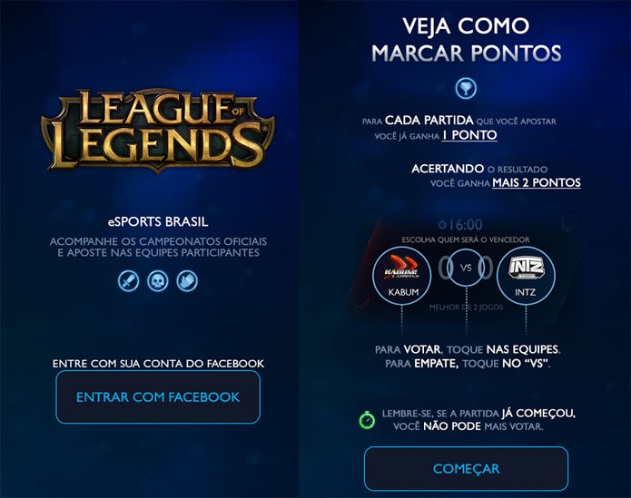 Aplicativo eSports Brasil leva apostas ao cenário de League of Legends (Foto: Divulgação)