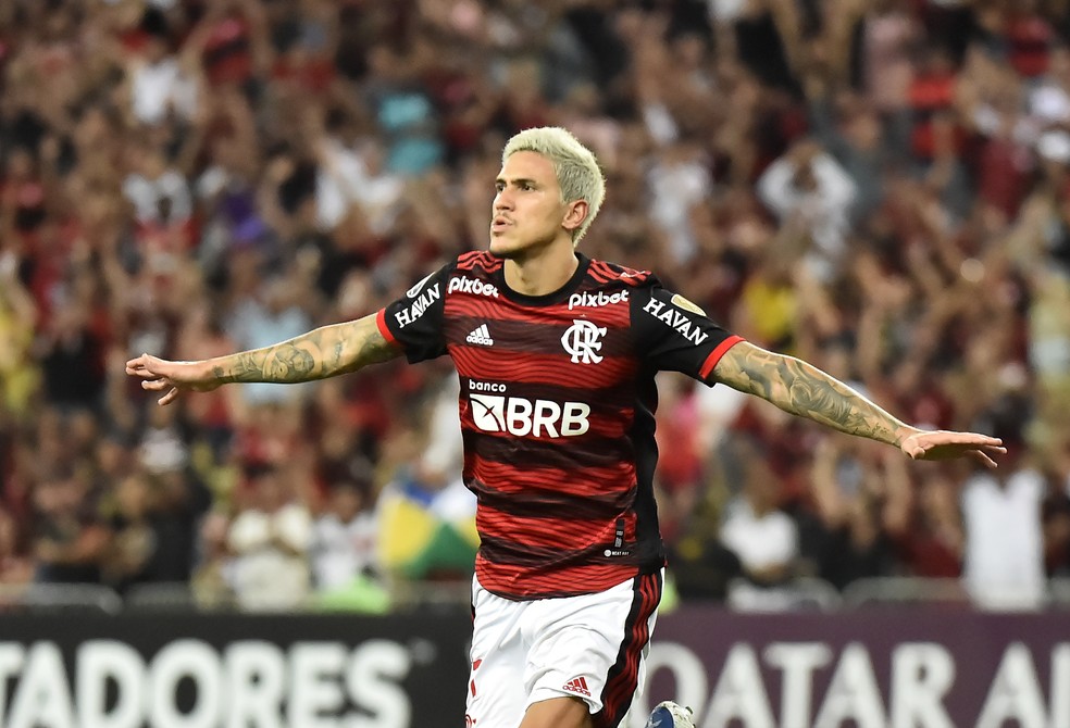 Pedro, em Flamengo x Sporting Cristal — Foto: Foto: André Durão