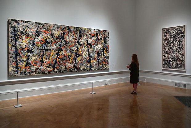 Obras primordiais do expressionismo abstrato são expostas em Londres (Foto: Getty Images)