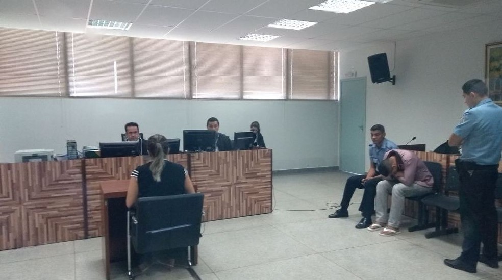 Julgamento ocorre na 1ª Vara do Tribunal do Júri em Rio Branco (Foto: Marcelo Pereira/Rede Amazônica Acre)