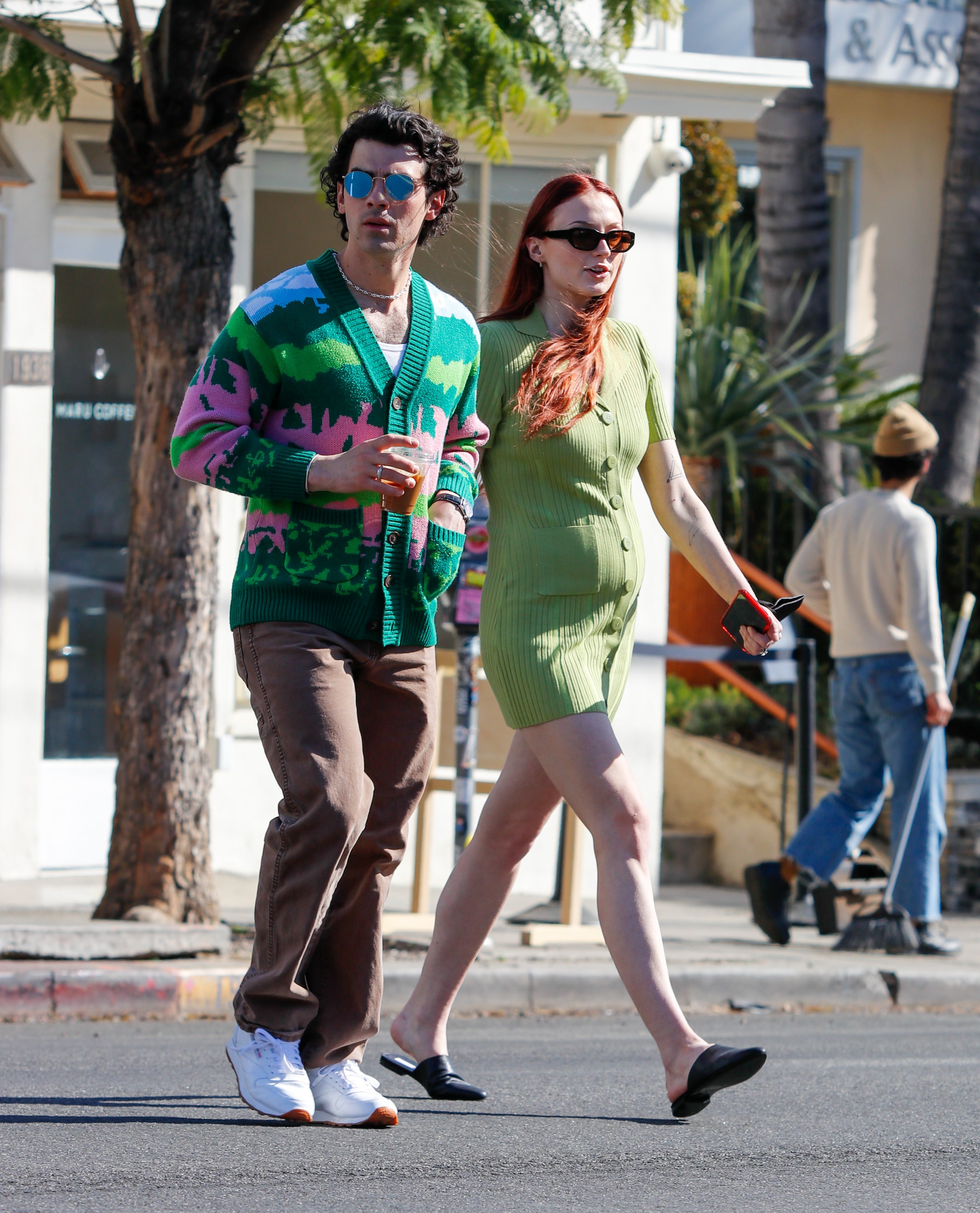 LOS ANGELES, CA - FEBRUARY 16: Joe Jonas and Sophie Turner are seen on February 16, 2022 in Los Angeles, California.  (Photo by BG005/Bauer-Griffin/GC Images) (Foto: GC Images)