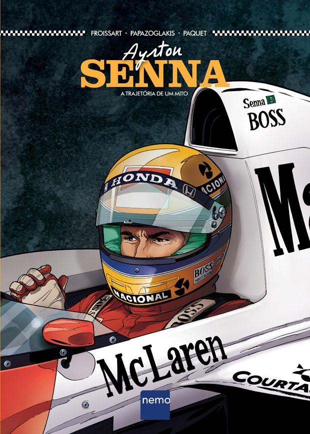 Senna em quadrinhos (Foto: Divulgação)