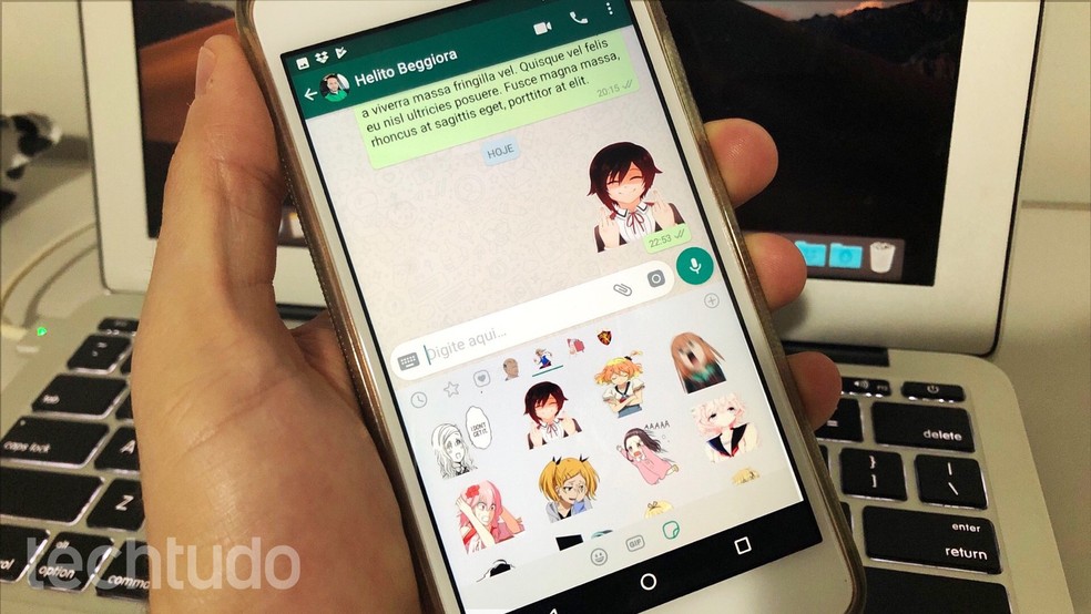 Figurinhas Para Whatsapp De Anime Saiba Como Baixar E Usar O Pacote Redes Sociais Techtudo Criei esse grupo porque eu tô casado de receber ban do nada. figurinhas para whatsapp de anime