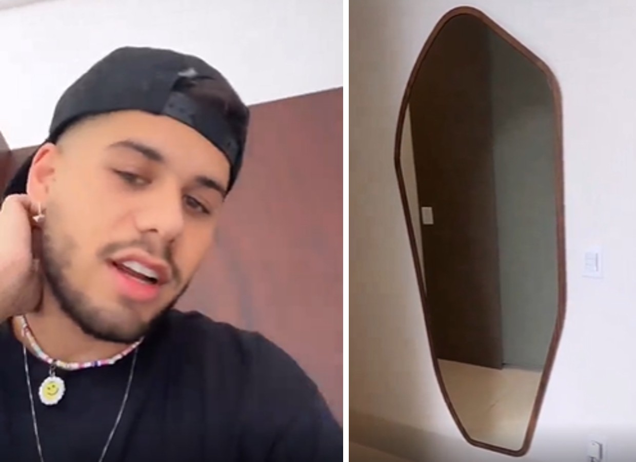 Zé Felipe entrega preço de espelho novo de Virgínia Fonseca e faz comparação (Foto: Reprodução/Instagram)