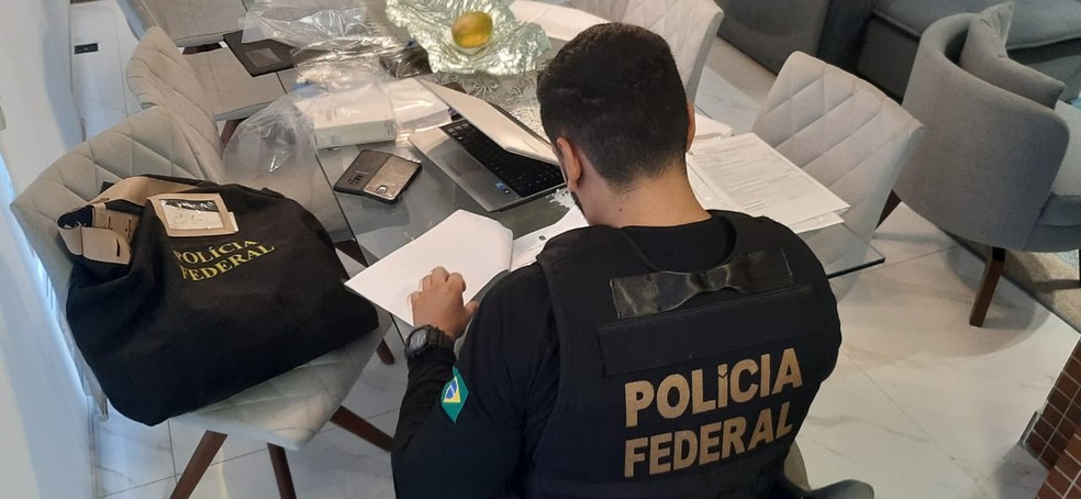 Polícia Federal cumpre mandados em Pirajuí (SP) e outras cidades — Foto: PF/Divulgação