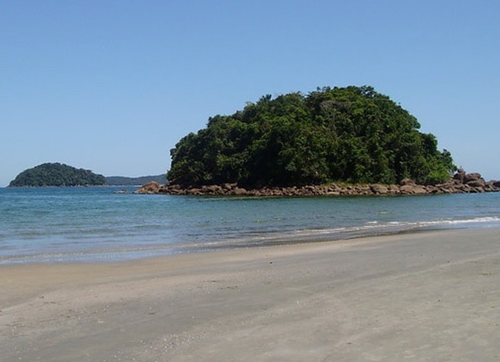 Adolescente morreu na Praia do Ubatumirim — Foto: divulgação/Estado de SP