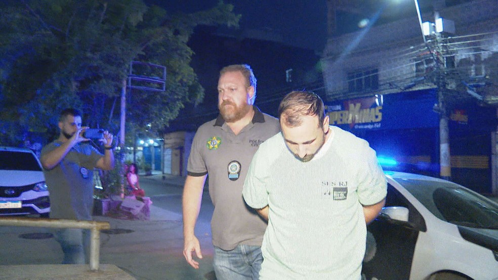 Médico anestesista Giovanni Quintella Bezerra foi preso e autuado em flagrante, na madrugada desta segunda-feira (11), por estupro. — Foto: Reprodução/ TV Globo