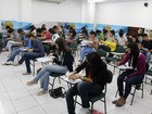 Estudantes fazem prova de vestibular da Esamaz neste domingo, em Belém