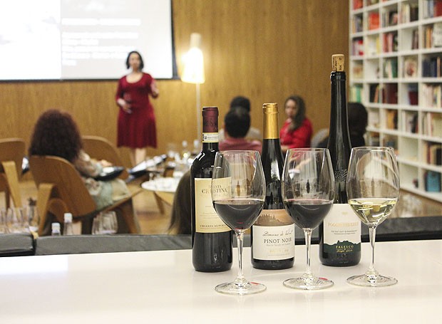 Assinantes saborearam um Chianti, um Pinot Noir e um Est! Est! Est! di Montefiascone (Foto: Cristiane Senna/Editora Globo)