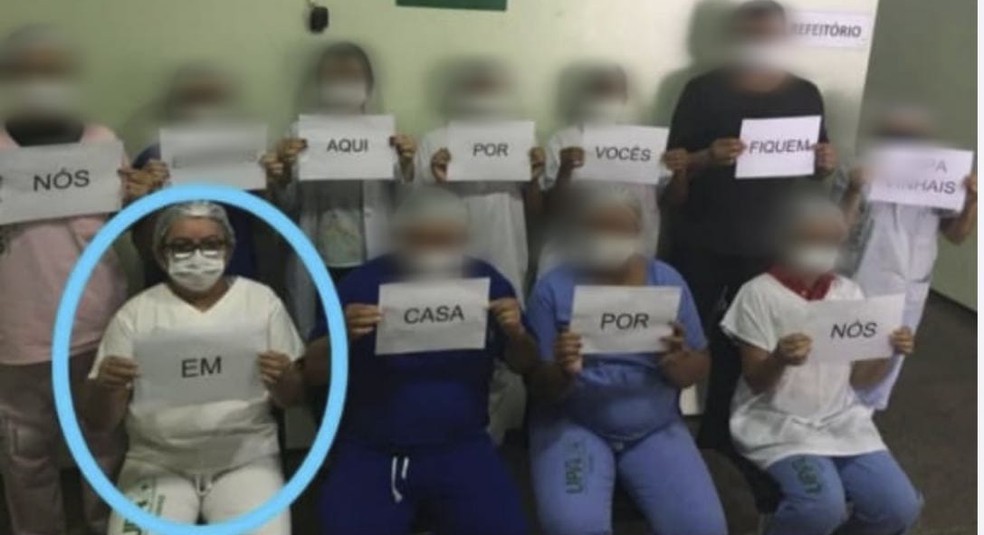 Paciente que morreu por Covid-19 em São Luís (MA), participou da campanha 'Fique em casa' — Foto: Reprodução/Redes Sociais