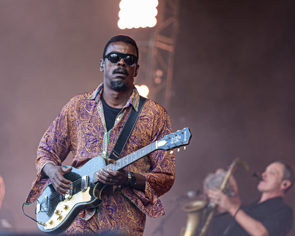 Seu Jorge em São Paulo — Foto: Van Campos/AgNews