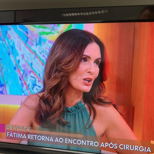 Túlio Gadêlha celebra volta de Fátima Bernardes à TV (Foto: reprodução/Instagram)