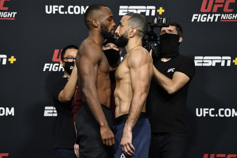 Leon Edwards x Belal Muhammad: luta principal do UFC deste sábado — Foto: Getty Images