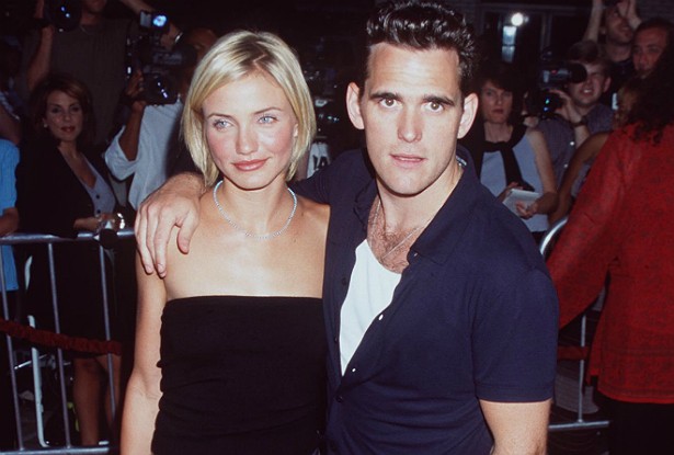 Cameron Diaz e Matt Dillon começaram a namorar em 1995 e terminaram em 1998, assim que terminaram de gravar a comédia romântica 'Quem Vai Ficar Com Mary?'. (Foto: Getty Images)