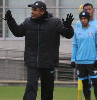 Treino Grêmio Roger Machado (Foto: Eduardo Deconto/GloboEsporte.com)