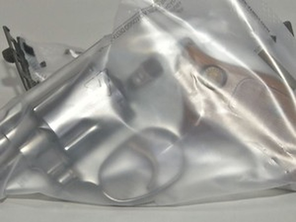 Arma usada no crime em Ourinhos foi apreendida — Foto: TV TEM/Arquivo