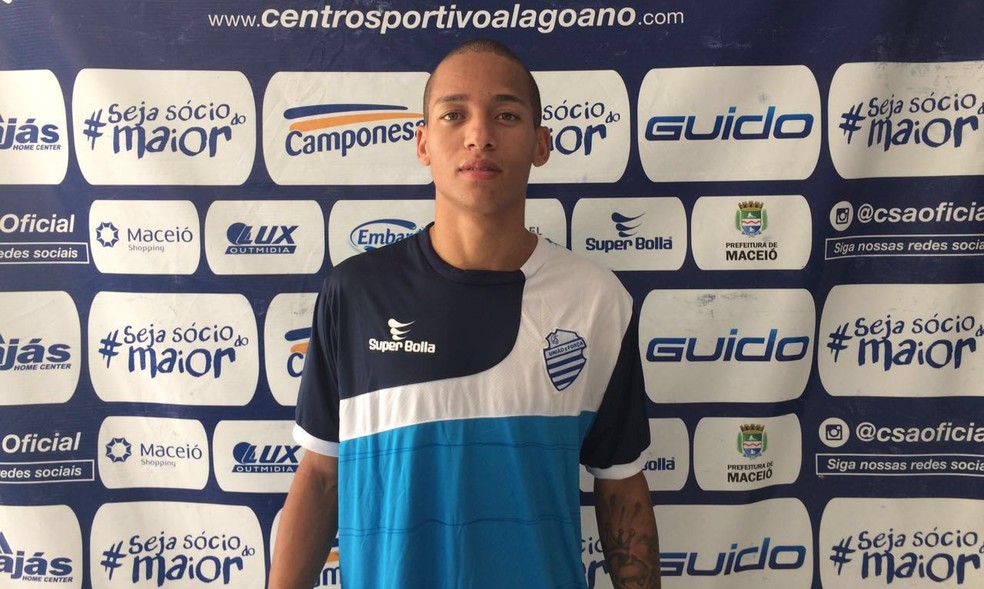 Emprestado pelo Palmeiras em 2016, Zé Mateus nem chegou a estrear no CSA (Foto: Assessoria de Imprensa/CSA)