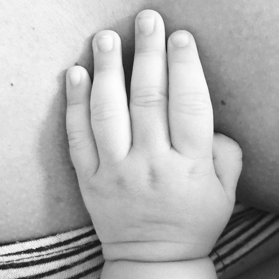 A mãozinha do bebê (Foto: Reprodução/Instagram)