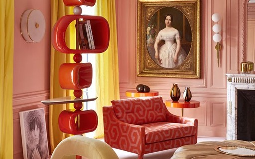 Décor do dia: Sala de estar lúdica com cores ousadas - Casa Vogue ...