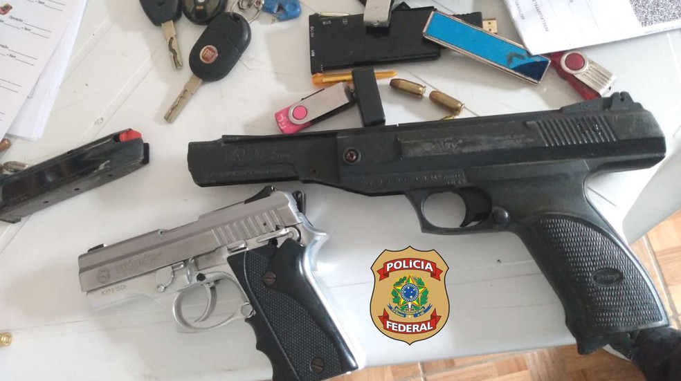 Policial penal e PM são presos em operação da PF no RN — Foto: Polícia Federal/Divulgação