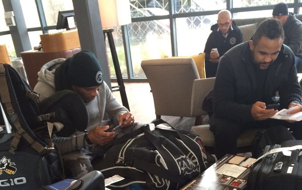 Anderson Silva desembarque Londres UFC MMA