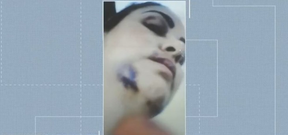 Mulher foi vítima de violência durante casamento em Teresina — Foto: Reprodução/TV Clube