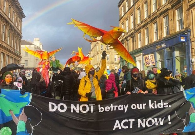 Embora muitas das mães estejam decepcionadas com as negociações e decisões tomadas na COP26, elas veem nos movimentos de base uma esperança (Foto: Divulgação/Parents for Future Global via BBC)