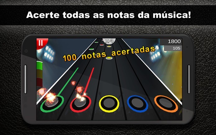 Guitar Flash é o clone de Guitar Hero com músicas de bandas nacionais (Foto: Divulgação / Games X)
