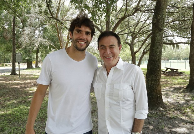 Kaká e Amaury Jr (Foto: Divulgação/Amaury Junior)