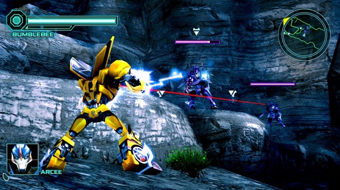Até mesmo para o Wii U os gráficos de Transformers: Prime - The Game são fraquíssimos (Foto: Reprodução/Nintendo)