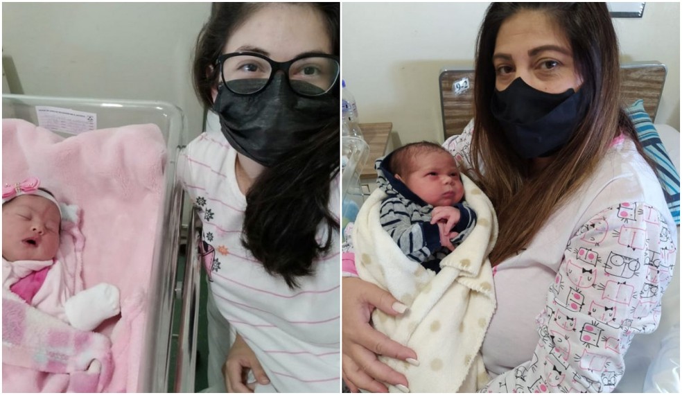 Mãe e filha dão à luz no mesmo dia em São Roque — Foto: Arquivo pessoal