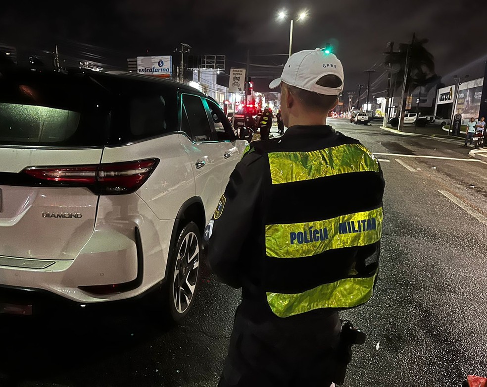 Opera&ccedil;&atilde;o Lei Seca na Zona Sul de Natal &mdash; Foto: CPRE/Divulga&ccedil;&atilde;o