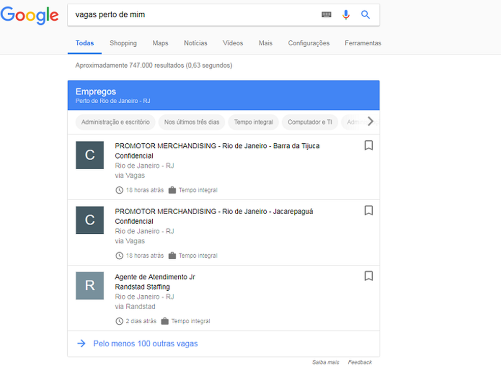 Esta é uma forma de descobrir as oportunidades de uma forma geral (Foto: Reprodução/Gabriel Ribeiro)