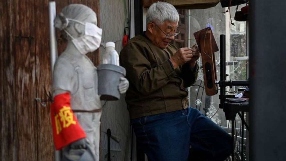 Envelhecimento dos chineses é algo que afeta a economia do país. — Foto: Getty Images via BBC