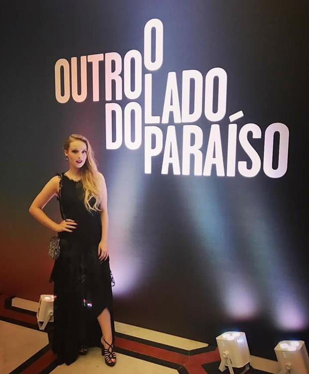Malu Rodrigues na festa da novela O Outro Lado do Paraíso (Foto: Reprodução/Facebook)