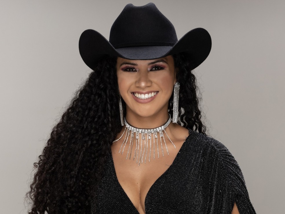 Flávia Dias é a rainha do Limeira Rodeo Music em 2023 — Foto: Nelson Shiraga/Divulgação