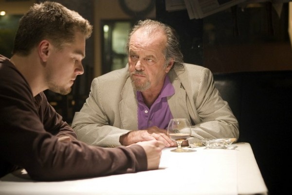 Leonardo DiCaprio e Jack Nicholson em cena do filme Os Infiltrados (2006) (Foto: Reprodução)