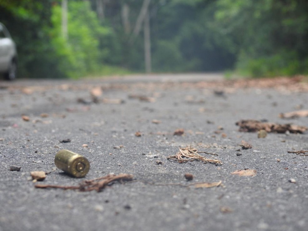Corpos foram abandonados em área de mata na Zona Leste de Manaus — Foto: Patrick Marques/G1 Amazonas
