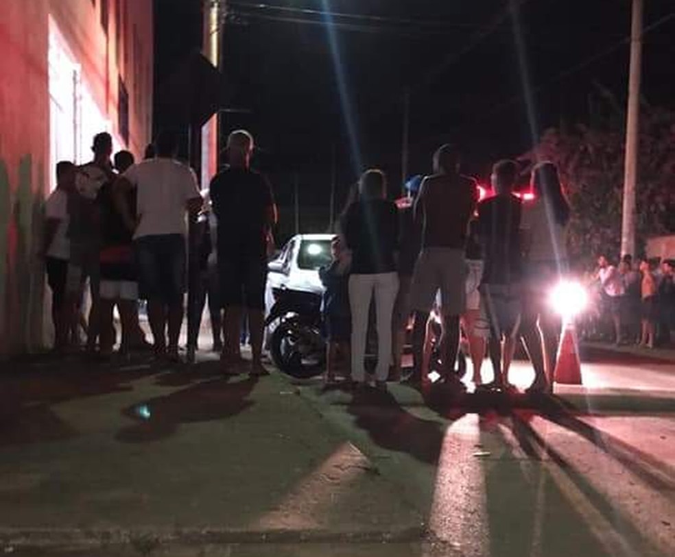 Suspeito do ataque foi baleado por militares em Paracatu e levado para hospital â Foto: DivulgaÃ§Ã£o/PolÃ­cia Militar