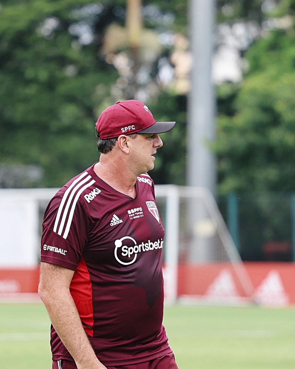 Rogério Ceni em treino do São Paulo — Foto: Divulgação