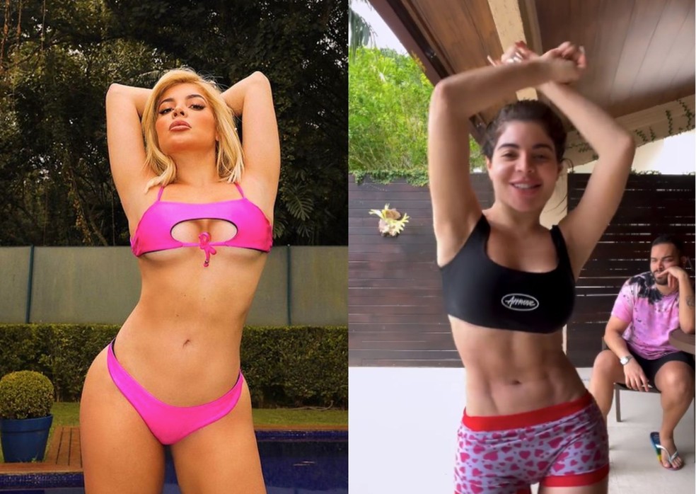 Gkay antes e depois — Foto: Reprodução/Instagram