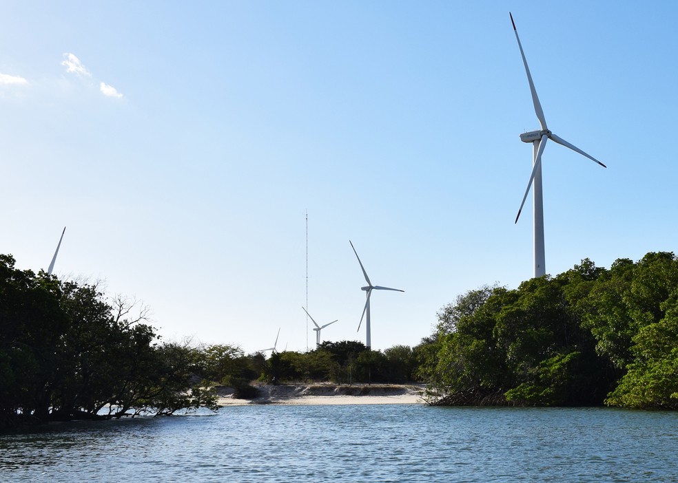 Produtor de energia eólica, Guamaré deverá contar com primeiro projeto de produção no mar. (Arquivo)  — Foto: Maxwell Almeida