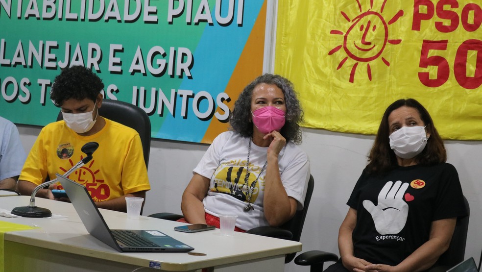 PSOL oficializa candidatura de Madalena Nunes ao Governo do Piauí — Foto: Ilanna Serena/g1