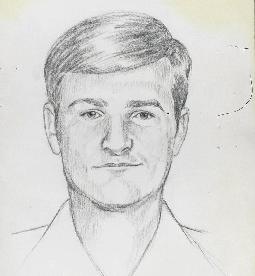 Arquivos mostram retrato-falado feito pelo FBI anos antes (Foto: FBI/Handout via REUTERS/File Photo )
